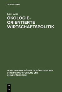 Produktbild: &Ouml;kologieorientierte Wirtschaftspolitik