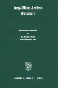 Produktbild: Jung-Stilling-Lexikon Wirtschaft.