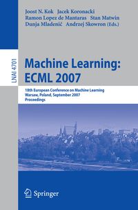 Produktbild: Machine Learning: ECML 2007