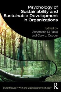 Produktbild: Psychology of Sustainability and Sustainable Development in Organizations