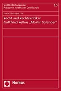 Produktbild: Recht und Rechtskritik in Gottfried Kellers "Martin Salander"