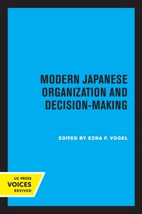 Produktbild: Modern Japanese Organization and Decision-Making