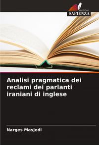 Produktbild: Analisi pragmatica dei reclami dei parlanti iraniani di inglese