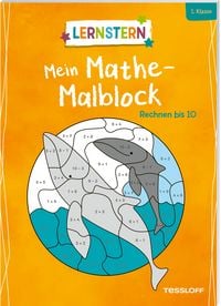 Produktbild: LERNSTERN. Mein Mathe-Malblock. Rechnen bis 10