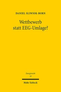 Produktbild: Wettbewerb statt EEG-Umlage?