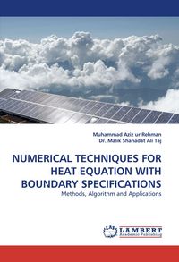 Produktbild: Numerical Techniques For Heat Equation with Boundary Specifications