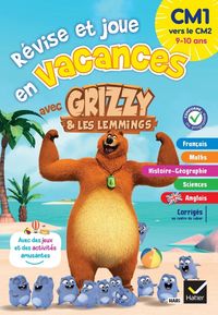 Produktbild: R&eacute;vise et joue en vacances avec Grizzy & les lemmings : CM1 vers CM2