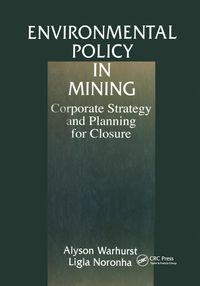 Produktbild: Environmental Policy in Mining