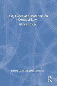 Produktbild: Text, Cases and Materials on Contract Law