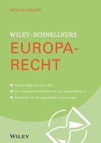 Produktbild: Wiley-Schnellkurs Europarecht