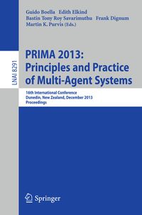 Produktbild: PRIMA 2013: Principles and Practice of Multi-Agent Systems