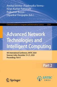 Produktbild: Advanced Network Technologies and Intelligent Computing