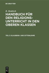 Produktbild: Glaubens- und Sittenlehre