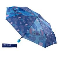 Produktbild: Undercover Regenschirm faltbarer Regenschirm Disney Stitch, Taschenschirm mit Schutzh&uuml;lle, 94 cm Durchmesser, ideal f&uuml;r Kinderh&auml;nde