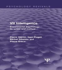 Produktbild: Experimental Psychology Its Scope and Method: Volume VII (Psychology Revivals)
