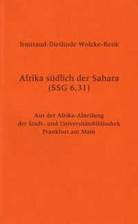Bild vom Artikel Afrika südlich der Sahara (SSG 6,31) vom Autor Irmtraut-Dietlinde Wolcke-Renk