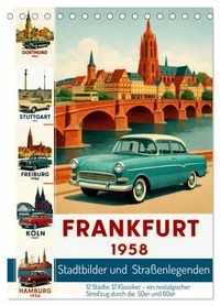 Produktbild: Stadtbilder und Stra&szlig;enlegenden (Tischkalender 2027 DIN A5 hoch), CALVENDO Monatskalender