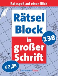 Produktbild: R&auml;tselblock in gro&szlig;er Schrift 138