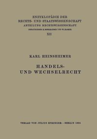 Produktbild: Handels- und Wechselrecht