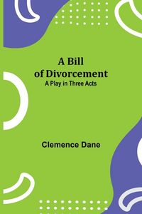 Produktbild: A Bill Of Divorcement
