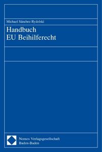 Produktbild: Handbuch EU Beihilferecht