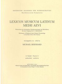 Produktbild: Lexicon Musicum Latinum Medii Aevi 15. Faszikel - Fascicle 15 (psalmodialis - semibrevis)