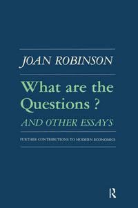 Produktbild: What are the Questions and Other Essays