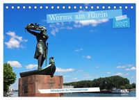 Produktbild: Worms am Rhein Mittelpunkt der Nibelungensage (Tischkalender 2027 DIN A5 quer), CALVENDO Monatskalender