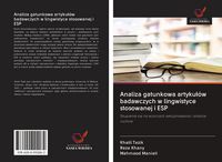 Produktbild: Analiza gatunkowa artyku&iquest;&oacute;w badawczych w lingwistyce stosowanej i ESP