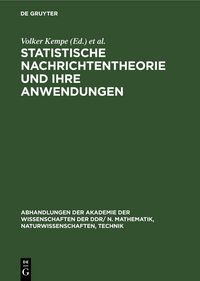 Produktbild: Statistische Nachrichtentheorie und ihre Anwendungen