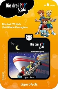 Produktbild: tigercard - Die drei ??? Kids - Folge 76: Blinde Passagiere