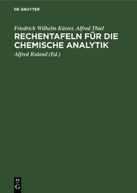 Produktbild: Rechentafeln f&uuml;r die chemische Analytik
