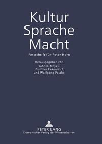 Produktbild: Kultur - Sprache - Macht
