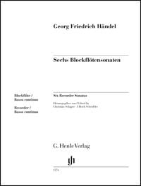 Produktbild: Georg Friedrich H&auml;ndel - Sechs Blockfl&ouml;tensonaten