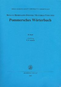 Produktbild: Pommersches W&ouml;rterbuch / L bis manch