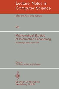 Produktbild: Mathematical Studies of Information Processing