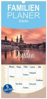 Produktbild: Familienplaner 2027 - Barockstadt Dresden mit 5 Spalten (Wandkalender, 21 x 45 cm) CALVENDO