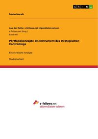 Produktbild: Portfoliokonzepte als Instrument des strategischen Controllings
