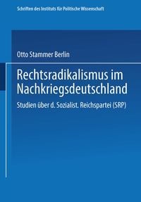Produktbild: Rechtsradikalismus im Nachkriegsdeutschland