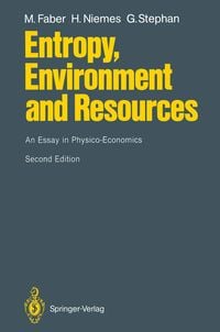 Produktbild: Entropy, Environment and Resources