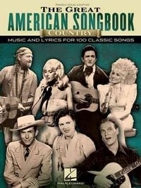 Produktbild: The Great American Songbook - Country 100 Classic Country Songs Piano Vocal Guitar Sheet Music Perfect Music Collection for Pianists and Singers Iconic Country Music Hits