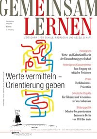 Produktbild: Werte vermitteln - Orientierung geben