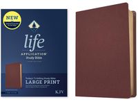 Produktbild: KJV Life Application Study Bible, Third Edition, Large Print (Genuine Leather, Burgundy, Red Letter)