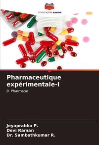Produktbild: Pharmaceutique exp&eacute;rimentale-I