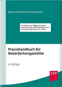 Produktbild: Praxishandbuch f&uuml;r Notarfachangestellte