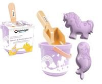 Produktbild: Spielstabil 5081 - Einhorn & Meerjungfrau-Set 4-teilig, Sand-Set mit Eimer/Schaufel/Sandförmchen, Sandspielzeug