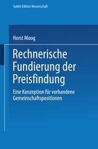 Produktbild: Rechnerische Fundierung der Preisfindung