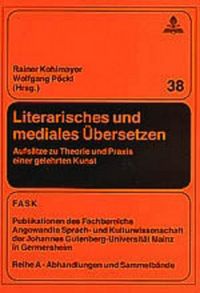Produktbild: Literarisches und mediales &Uuml;bersetzen