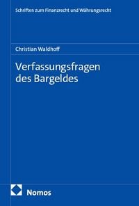 Produktbild: Verfassungsfragen des Bargeldes
