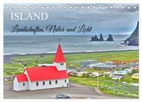 Produktbild: Island - Landschaften, Natur und Licht (Tischkalender 2027 DIN A5 quer), CALVENDO Monatskalender